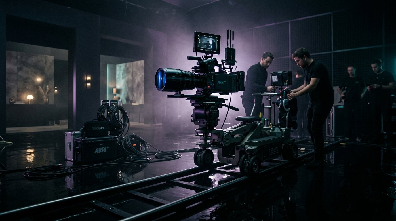 Rodaje cinematográfico profesional con cámara ARRI